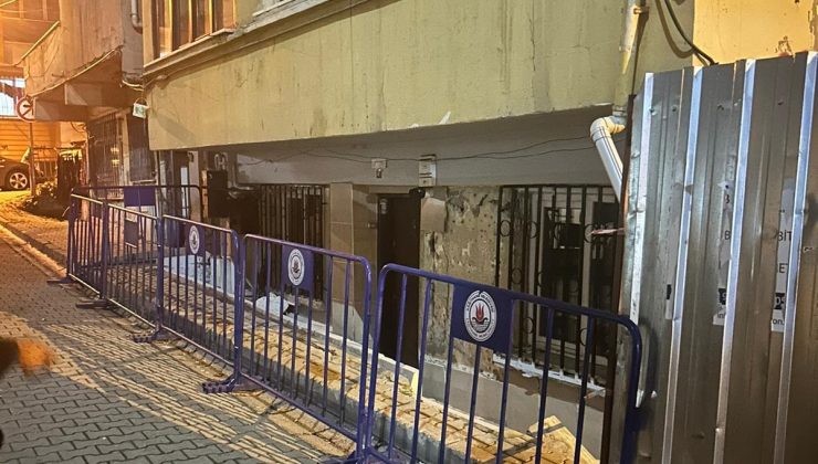 ÇAĞLAYAN’DAKİ HASARLI BİNA, BELEDİYE’NİN HIZLI MÜDAHALESİ İLE KONTROL ALTINA ALINDI