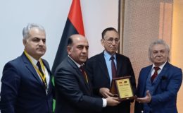 Libya Ekonomi Bakanı Muhammed Huveyc, Türk iş insanlarıyla bir araya geldi