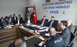 KÂĞITHANE’DE AFET KOORDİNASYON TOPLANTISI GERÇEKLEŞTİ