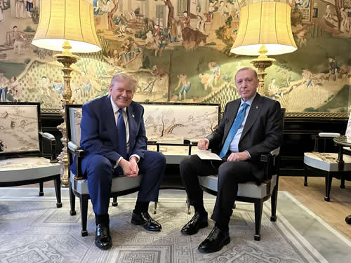 Cumhurbaşkanı Erdoğan, ABD Başkanı Trump ile görüştü