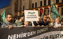 Binlerce kişi Fatih’te Gazze için yürüdü