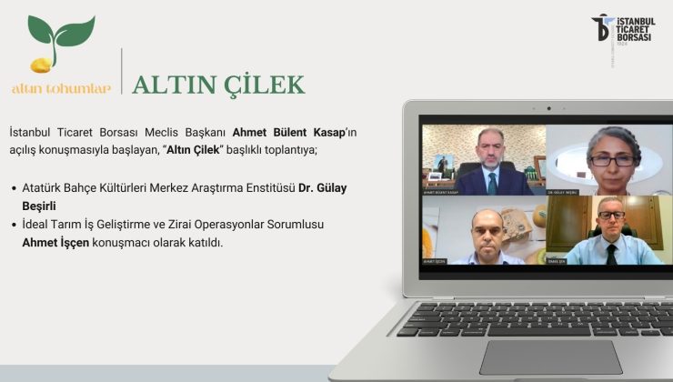İSTİB’TE ALTIN TOHUMLARDA “ALTIN ÇİLEK” KONUŞULDU“