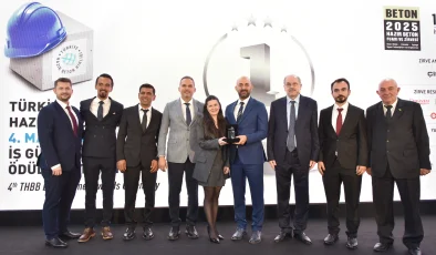 Türkiye Hazır Beton Birliğinin 4. Mavi Baret İş Güvenliği Ödülleri sahiplerini buldu