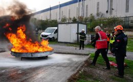 GTO’DAN AFET VE YANGIN TATBİKATI: GERÇEK SENARYODA GERÇEK MÜDAHALE