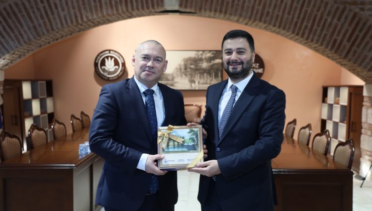 BAŞKONSOLOS KELLER’DEN BAŞKAN ÖZTEKİN’E ZİYARET