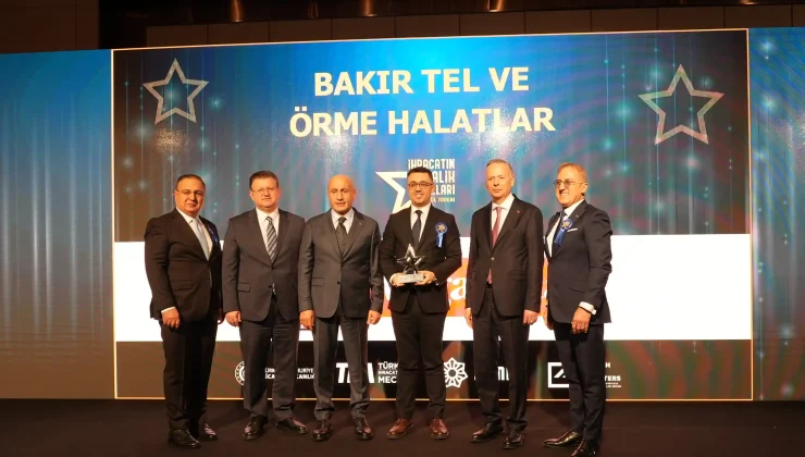 Mega Metal’e İhracatın Metalik Yıldızları’nda “Bakır Tel ve Örme Halatlar” Kategorisinde İkincilik Ödülü!