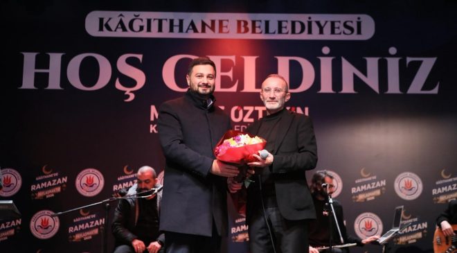 ÖMER KARAOĞLU VE SERDAR TUNCER KÂĞITHANE’DE RAMAZAN COŞKUSUNA ORTAK OLDU