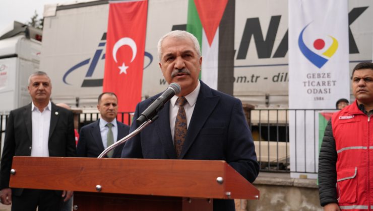GEBZE TİCARET ODASI’NDAN GAZZE’YE İNSANİ YARDIM