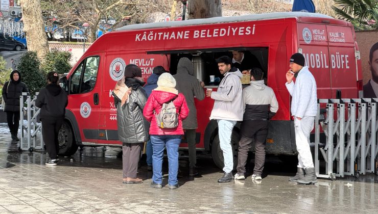 KÂĞITHANE’DE İFTARA YETİŞEMEYENLERE SICAK ÇORBA İKRAMI