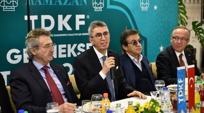 TDKF’nin geleneksel iftar programı yoğun katılımla düzenlendi