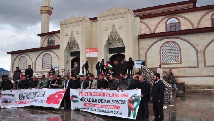 102 üniversitede İsrail’in saldırılarına karşı basın açıklaması