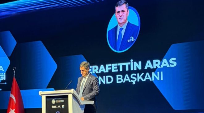 UND YÖNETİM KURULU BAŞKANI ŞERAFETTİN ARAS, YAPAY ZEKÂ ÇAĞINDA E-TİCARETİN LOJİSTİĞİ ZİRVESİ’NDE AÇILIŞ KONUŞMASI YAPTI
