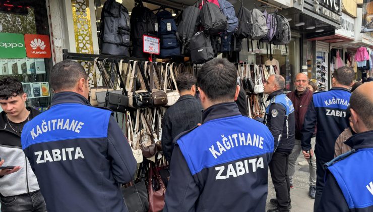 KÂĞITHANE’DE KALDIRIM İŞGALLERİNE SIKI DENETİM