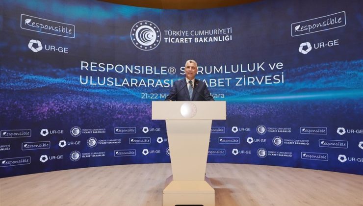 Ticaret Bakanı Ömer Bolat, Responsible/Sorumluluk ve Uluslararası Rekabet Zirvesi’nde Konuştu