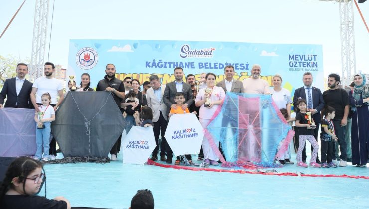 KÂĞITHANE’DE GÖKYÜZÜ ŞENLENDİ: 15 BİN UÇURTMA DAĞITILDI, DERECEYE GİRENLERE ÖDÜL YAĞDI