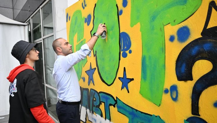 ŞEHRİN EN RENKLİ ETKİNLİĞİ: “SOKAK STİLİ GRAFFİTİ FESTİVALİ”, GAZİOSMANPAŞA’DA GERÇEKLEŞTİ