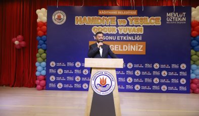 Kâğıthane’de Yıl Sonu Programında Anlamlı Mesaj: Çocuklardan “Diren Filistin” Korosu