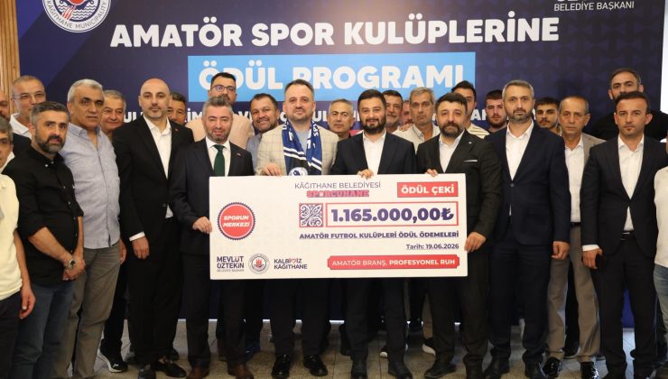 Kâğıthane Belediyesi’nden Amatör Spor Kulüplerine 1 Milyon TL’yi Aşan Destek