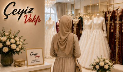 Çeyiz Vakfı’ndan Evlilik Hazırlığı Yapan Çiftlere Gelinlik ve Kınalık Desteği