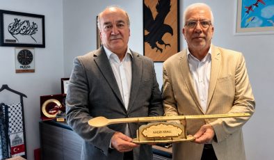 Eşref Küçükateş’ten MÜSİAD Genel Sekreter Yardımcısı Kadir Abalı’ya Anlamlı Ziyaret 