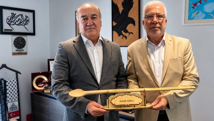 Eşref Küçükateş’ten MÜSİAD Genel Sekreter Yardımcısı Kadir Abalı’ya Anlamlı Ziyaret