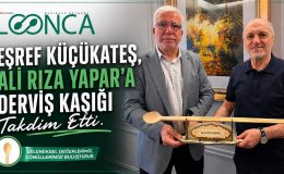 EŞREF KÜÇÜKATEŞ’İN ALİ RIZA YAPAR’A ZİYARETİ “DERVİŞ KAŞIĞI” İLE TAÇLANDI