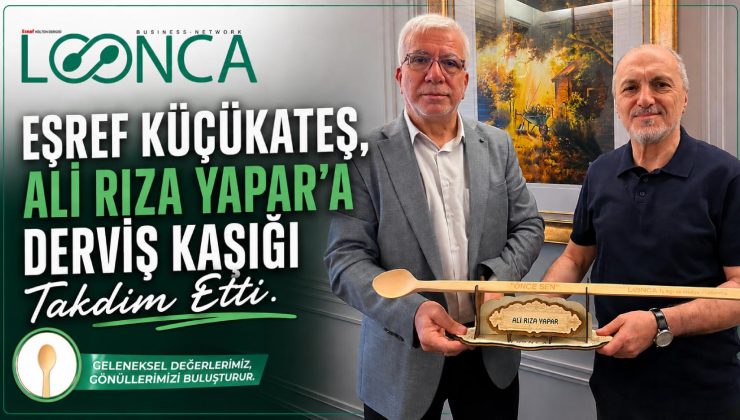 EŞREF KÜÇÜKATEŞ’İN ALİ RIZA YAPAR’A ZİYARETİ “DERVİŞ KAŞIĞI” İLE TAÇLANDI