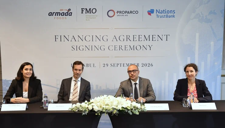 ARMADA GIDA, FMO VE PROPARCO SENDİKASYON KREDİSİ İÇİN İMZA TÖRENİNDE BİR ARAYA GELDİ