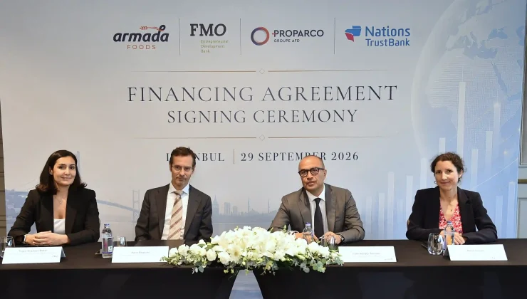 ARMADA GIDA, FMO VE PROPARCO SENDİKASYON KREDİSİ İÇİN İMZA TÖRENİNDE BİR ARAYA GELDİ