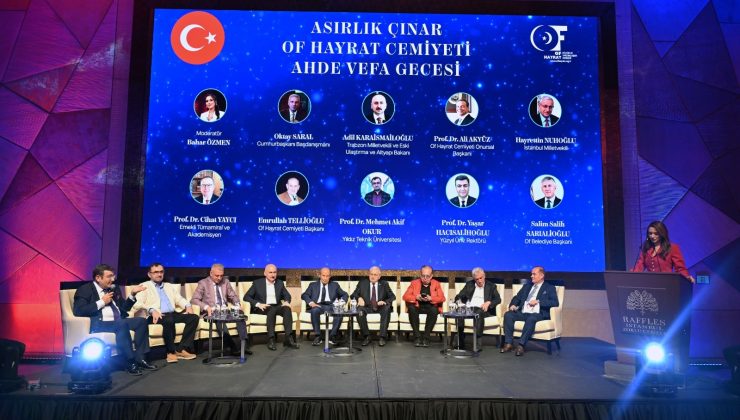 OF HAYRAT CEMİYETİ’NİN AHDE VEFA GECESİNDE EĞİTİME 85 MİLYON TL DESTEK