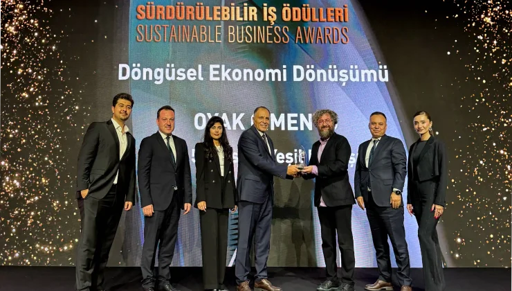 OYAK Çimento’ya “Döngüsel Ekonomi Dönüşümü” Ödülü